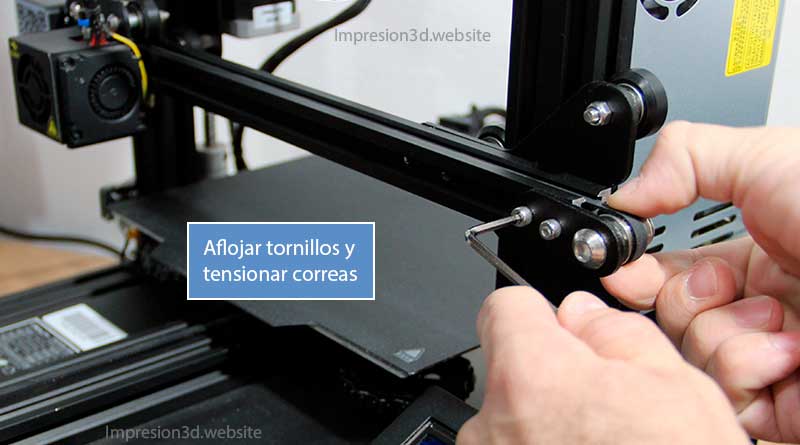Mantener la tensión de las correas