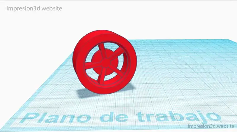 Vender diseños 3D rueda rayo McQueen