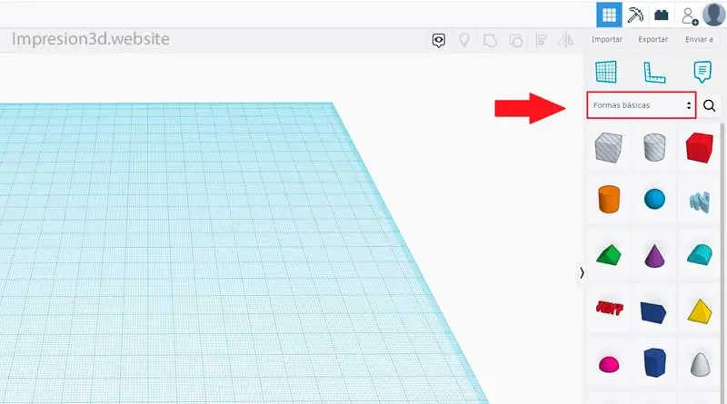 QR en 3D-formas basicas en Tinkercad