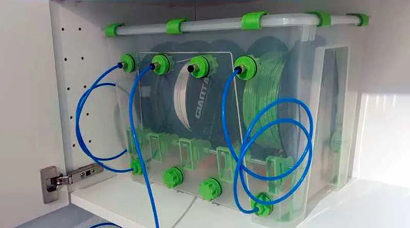 Como almacenar los filamentos de impresión 3D-contenedor hermetico