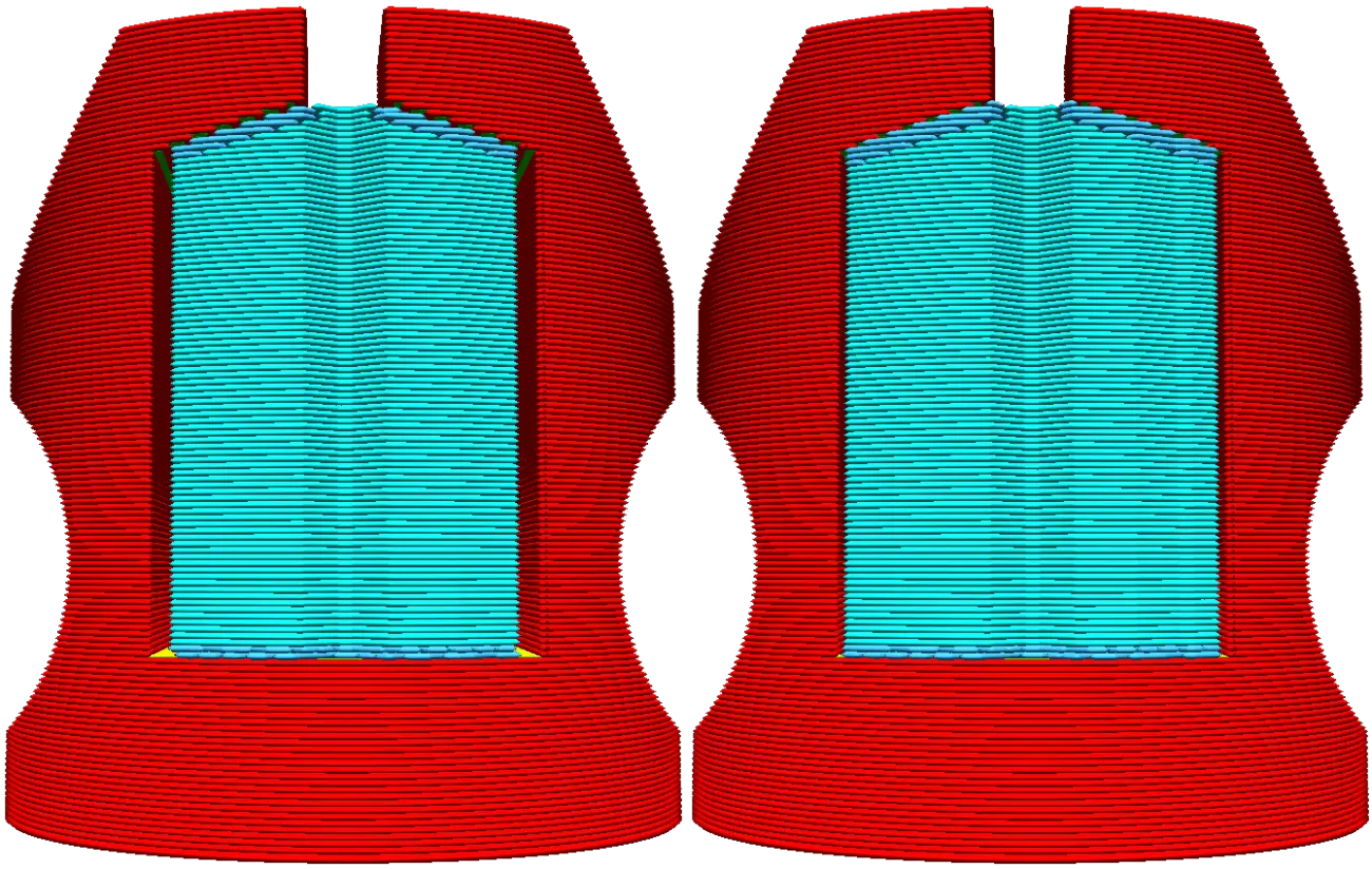 Configuraciones de soportes en Cura-distanciaXY del soporte