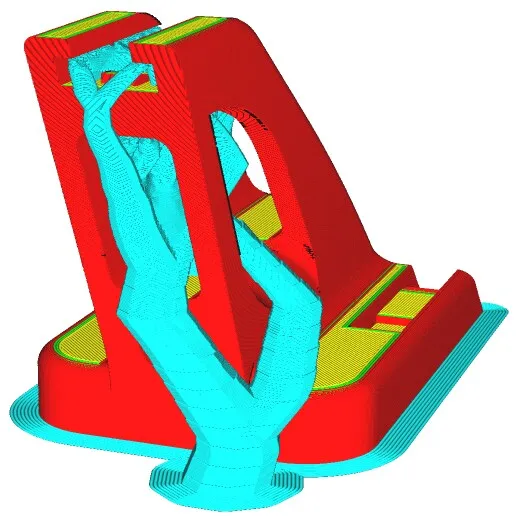 Configuraciones de soportes en Cura-Soportesde Arbol