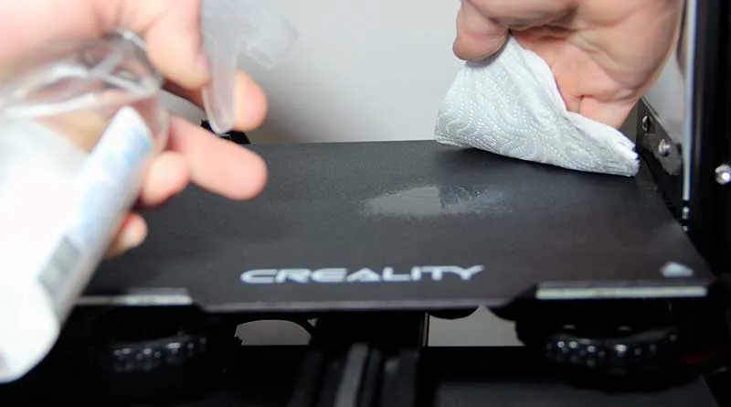 Que hay que hacer despues de imprimir en 3d - limpiar la cama de impresion