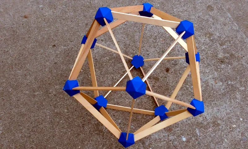 Icosaedro impreso en 3D