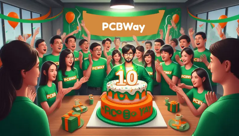 PCBWay cumple 10 aniversario