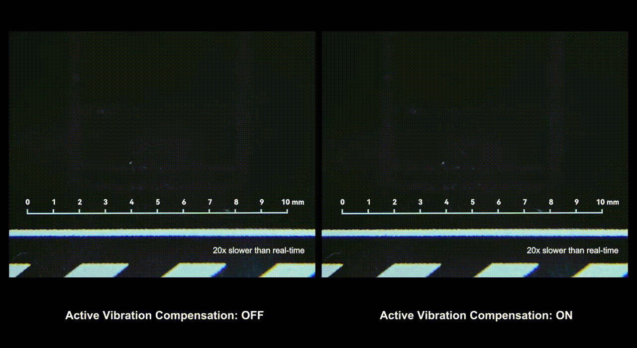 Sistema activo de compensación de vibraciones Bambu Lab