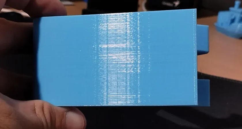 errores en impresión 3D - Ghosting